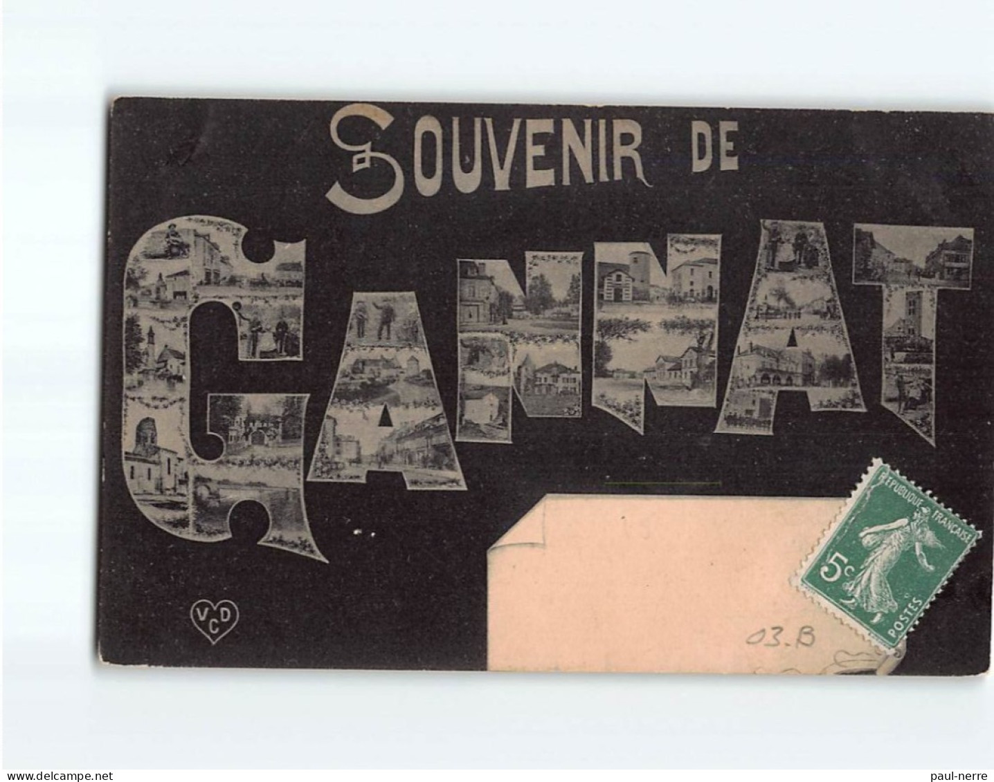 GANNAT : Carte Souvenir - Très Bon état - Altri & Non Classificati