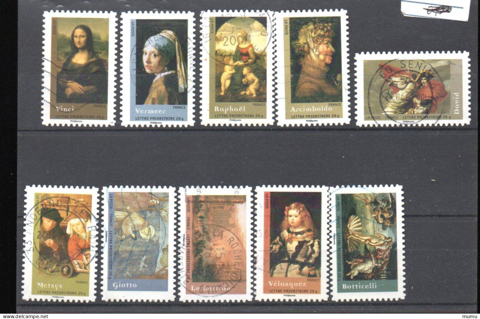 FRANCE  OB CACHET ROND - Used Stamps