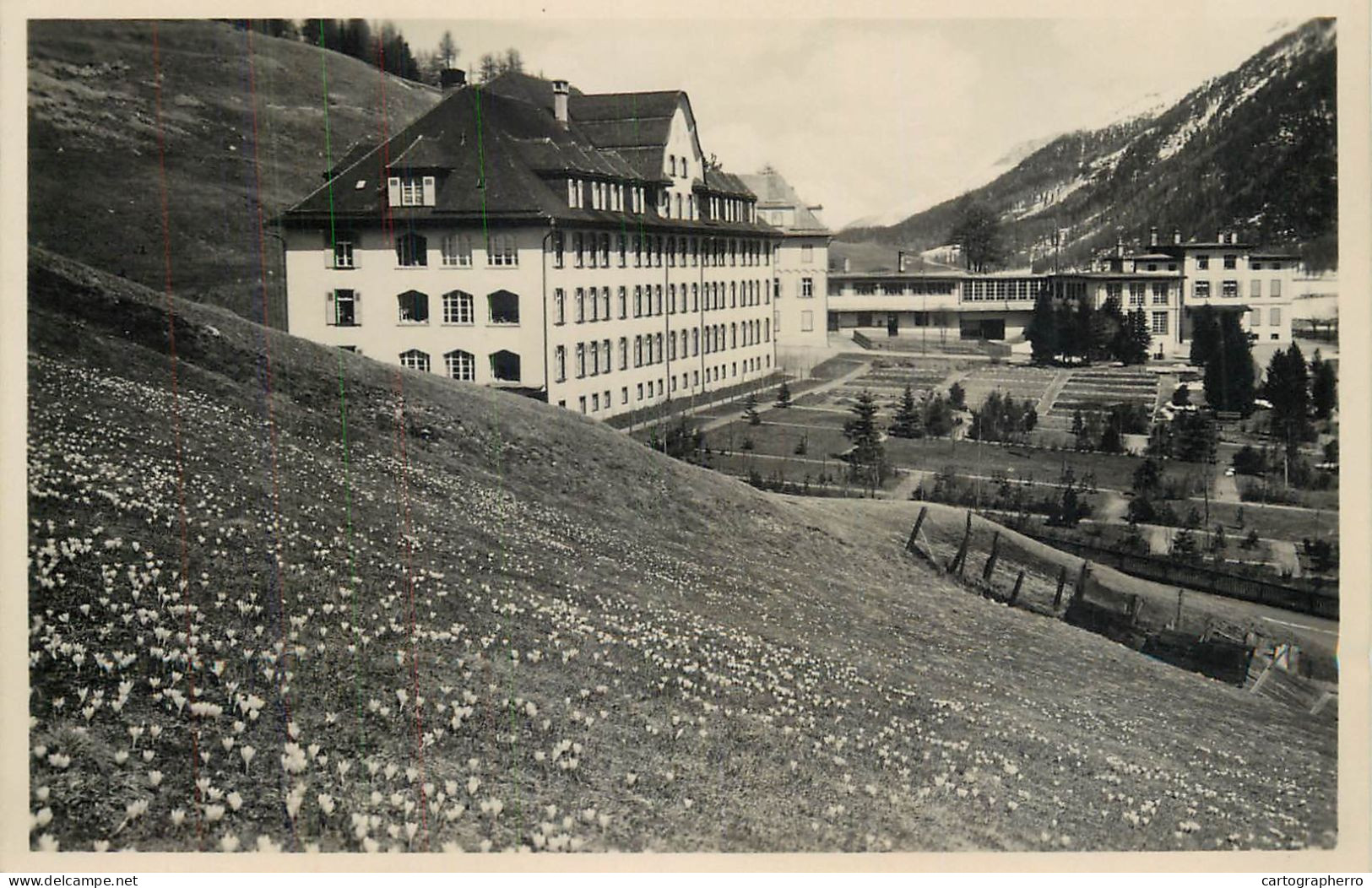 Postcard Switzerland Kreisspital Samaden - Other & Unclassified