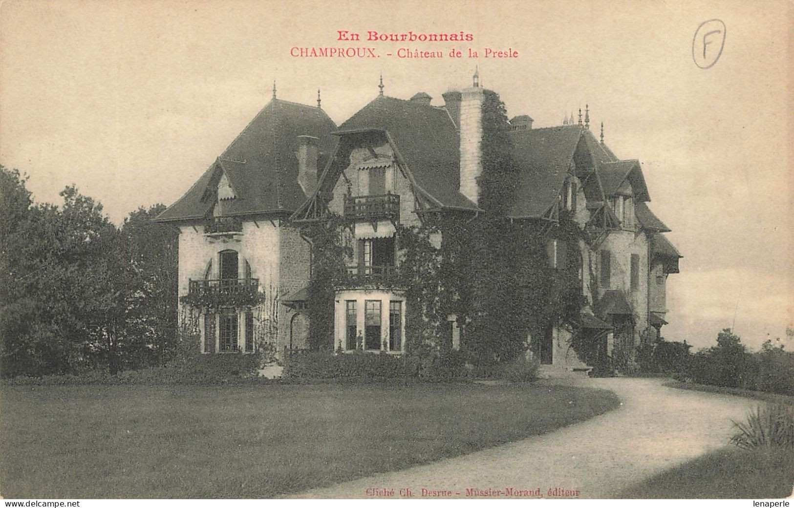 D9338 Champroux Chateau De La Presle - Autres & Non Classés