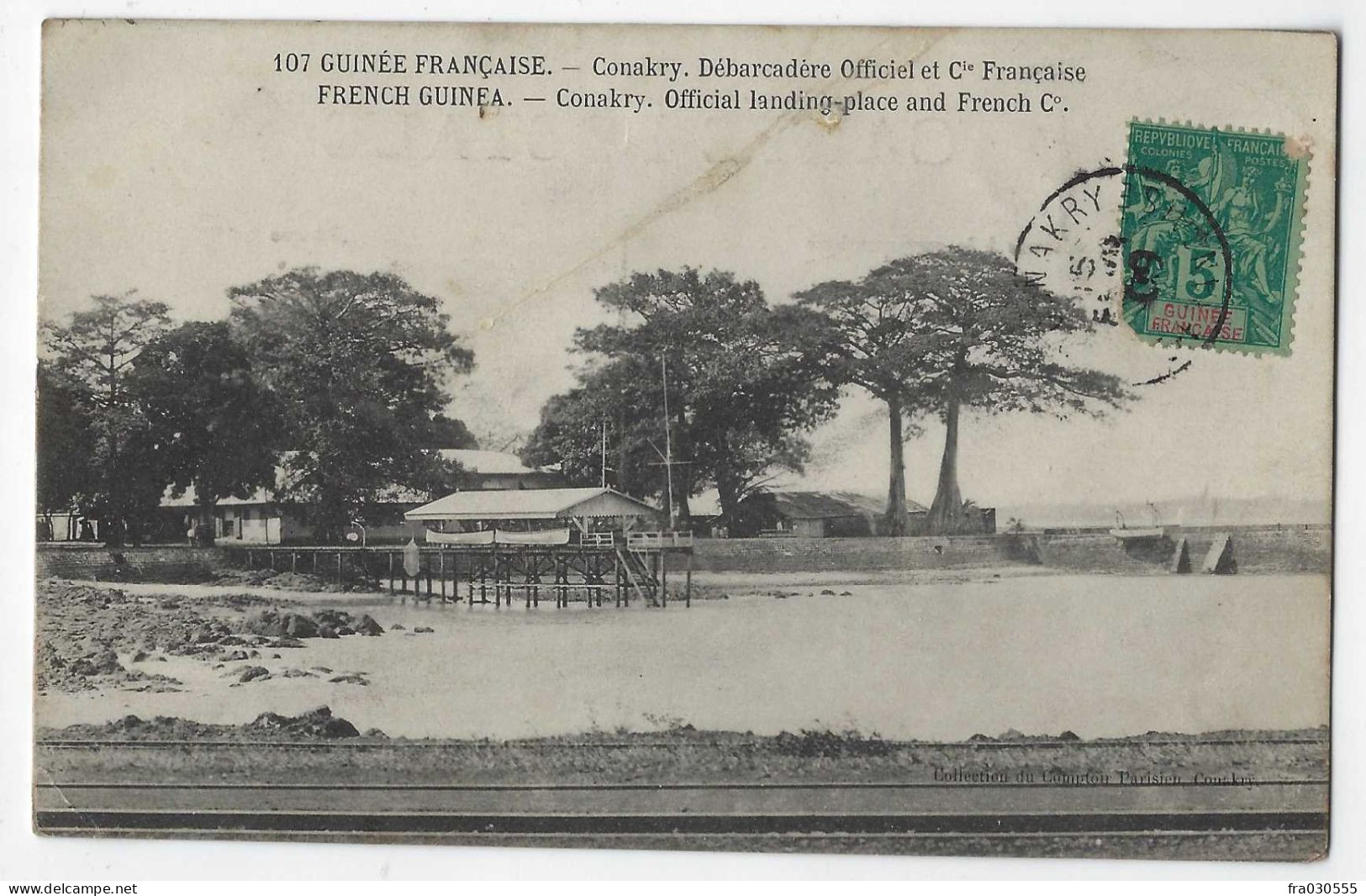 Guinée Française - CONAKRY - Débarcadère Officiel - 1909 - Guinée Française