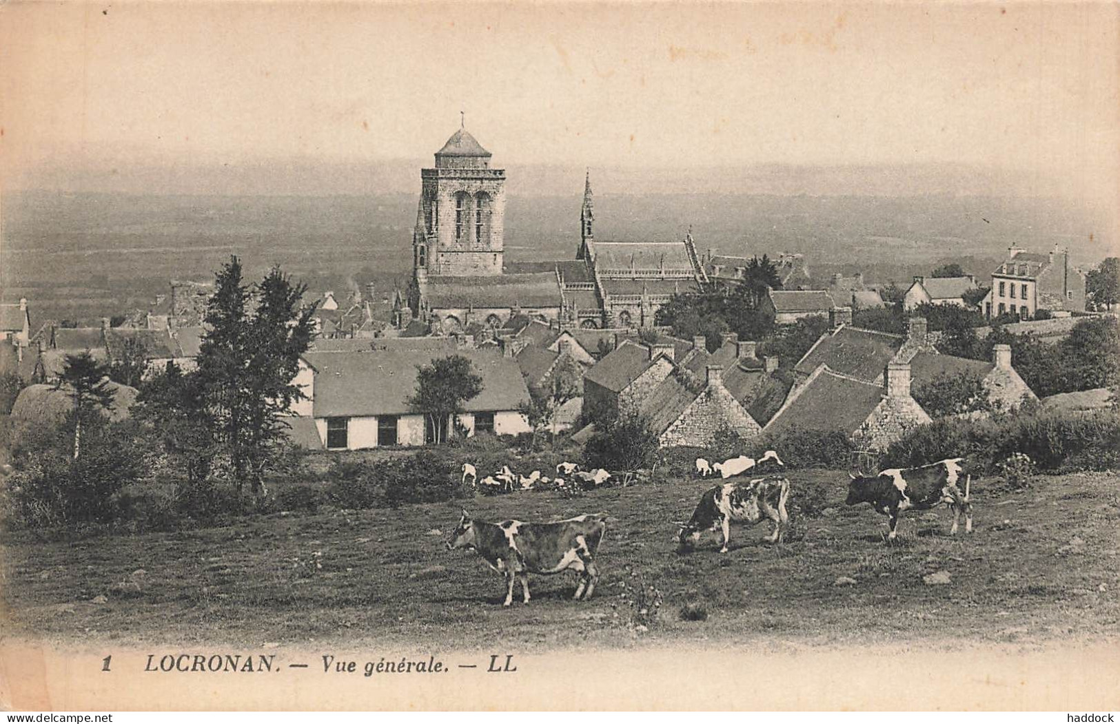 LOCRONAN : VUE GENERALE - Locronan