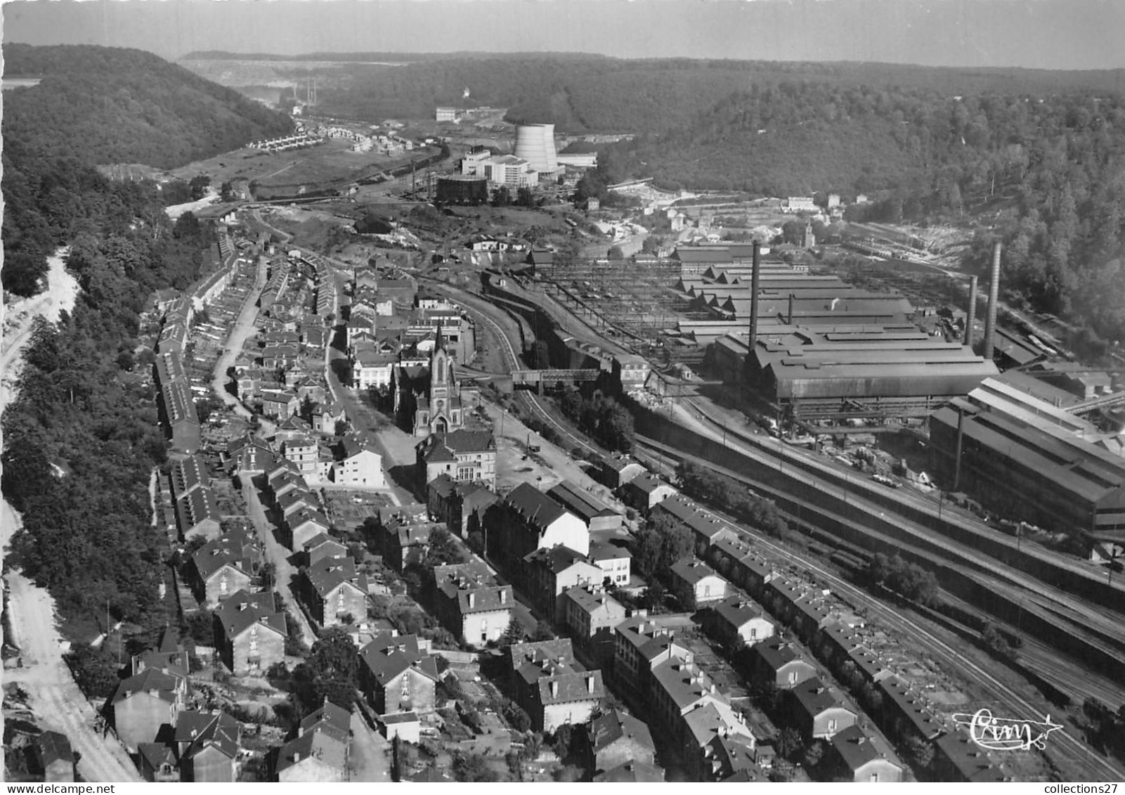 54-LONGWY-HERSERANGE- VUE AERIENNE - Longwy