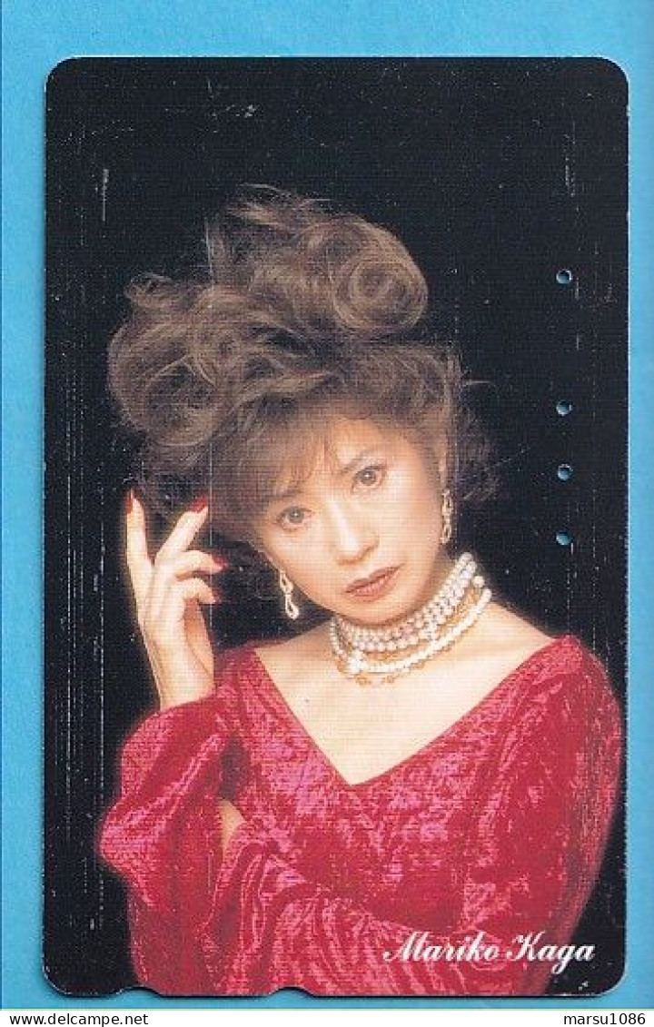 Japan Telefonkarte Japon Télécarte Phonecard -  Girl Frau Women Femme - Werbung
