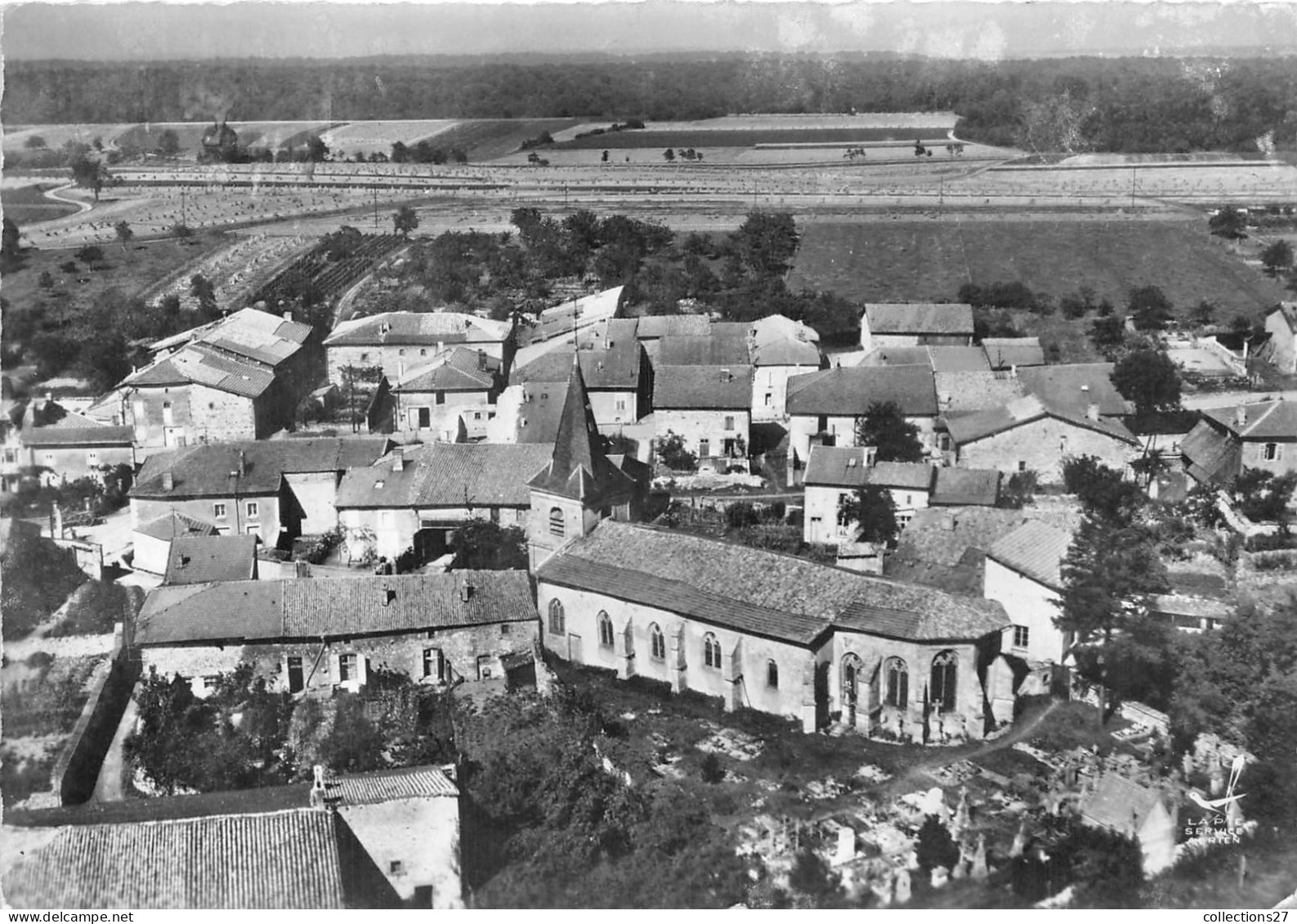 55-BEHONNE- L'EGLISE VUE DU CIEL - Autres & Non Classés