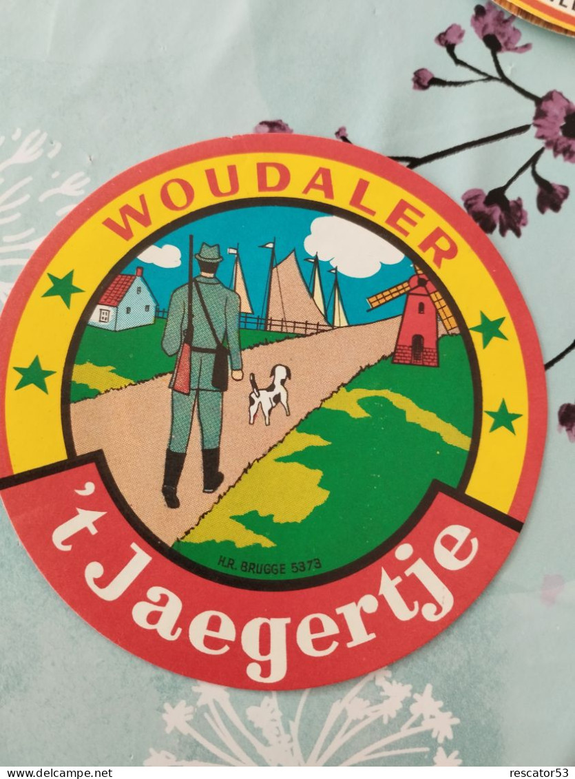 Ancienne Étiquette Fromage Belge Woudaler - Kaas