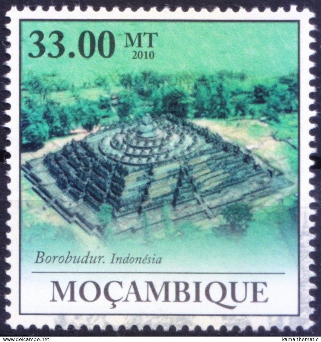 Mozambique 2010 MNH, UNESCO, Buddhist Temple Borobudur In Indonesia, Asia - UNESCO