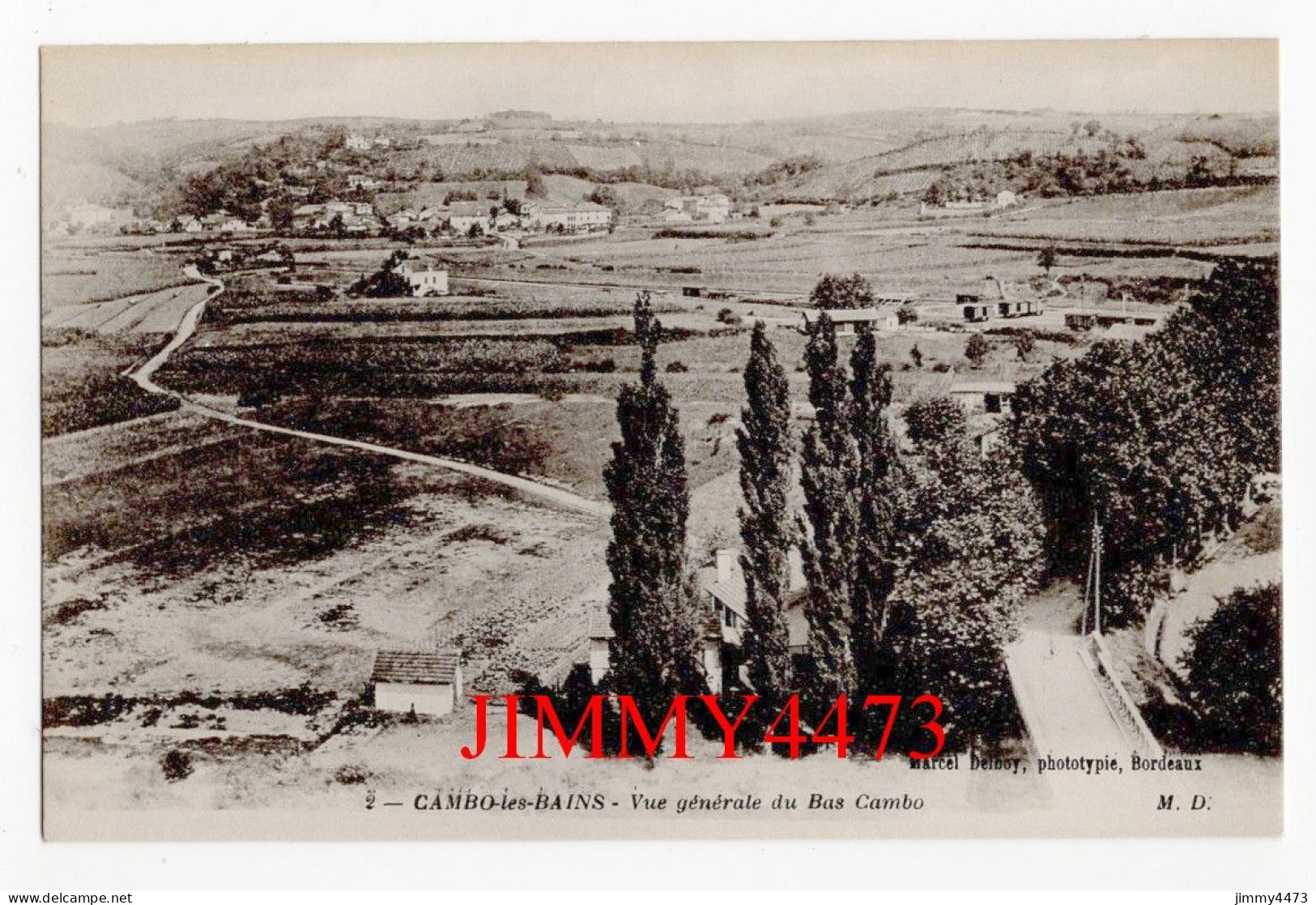 CPA - CAMBO-LES-BAINS - Vue Générale Du Bas Cambo - N° 2 - M. D. - Cambo-les-Bains