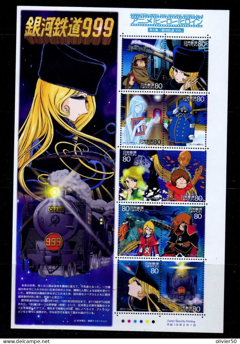 Japon -  BF Film - Cinema - Manga - Neufs** - MNH - Unused Stamps