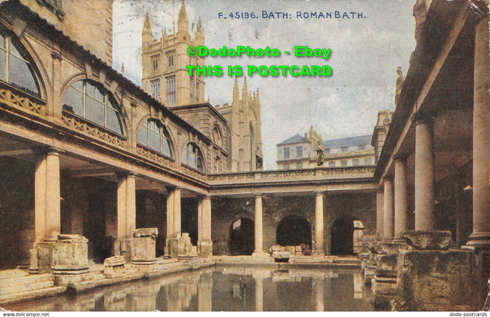 R356854 F. 45196. Bath. Roman Bath. Celesque Series. Photochrom. 1916 - Monde
