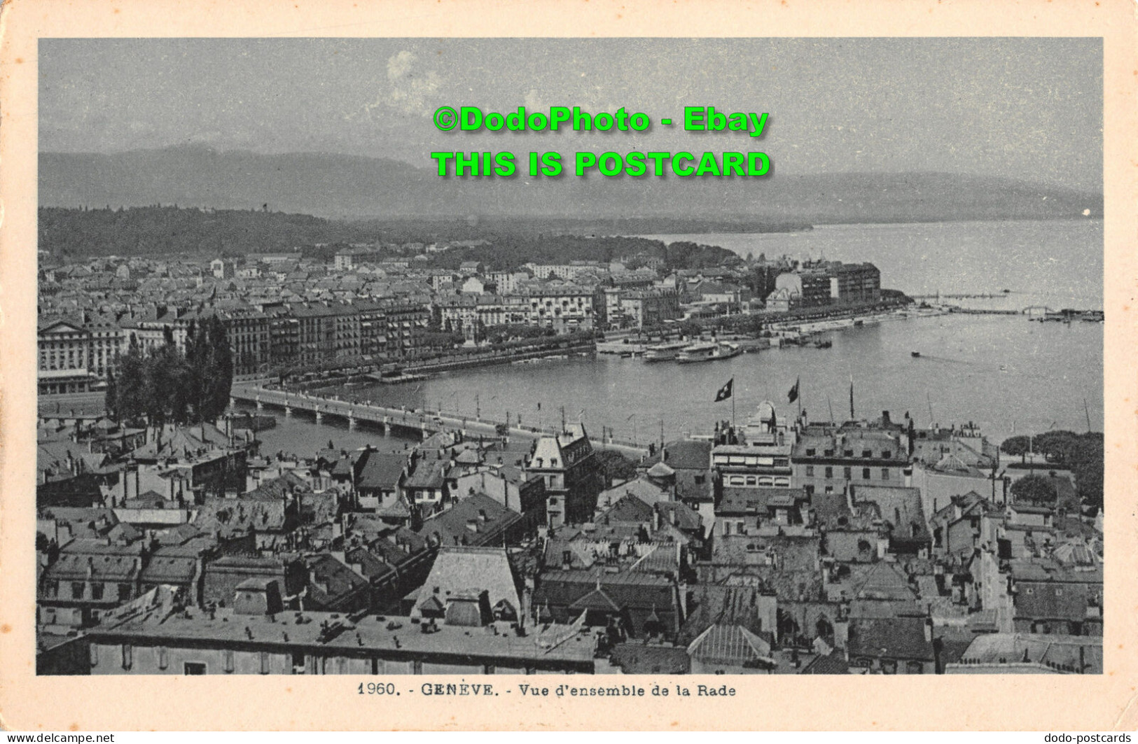 R356260 1960. Geneve. Vue Densemble De La Rade. L. Fauraz A Annemasse - World