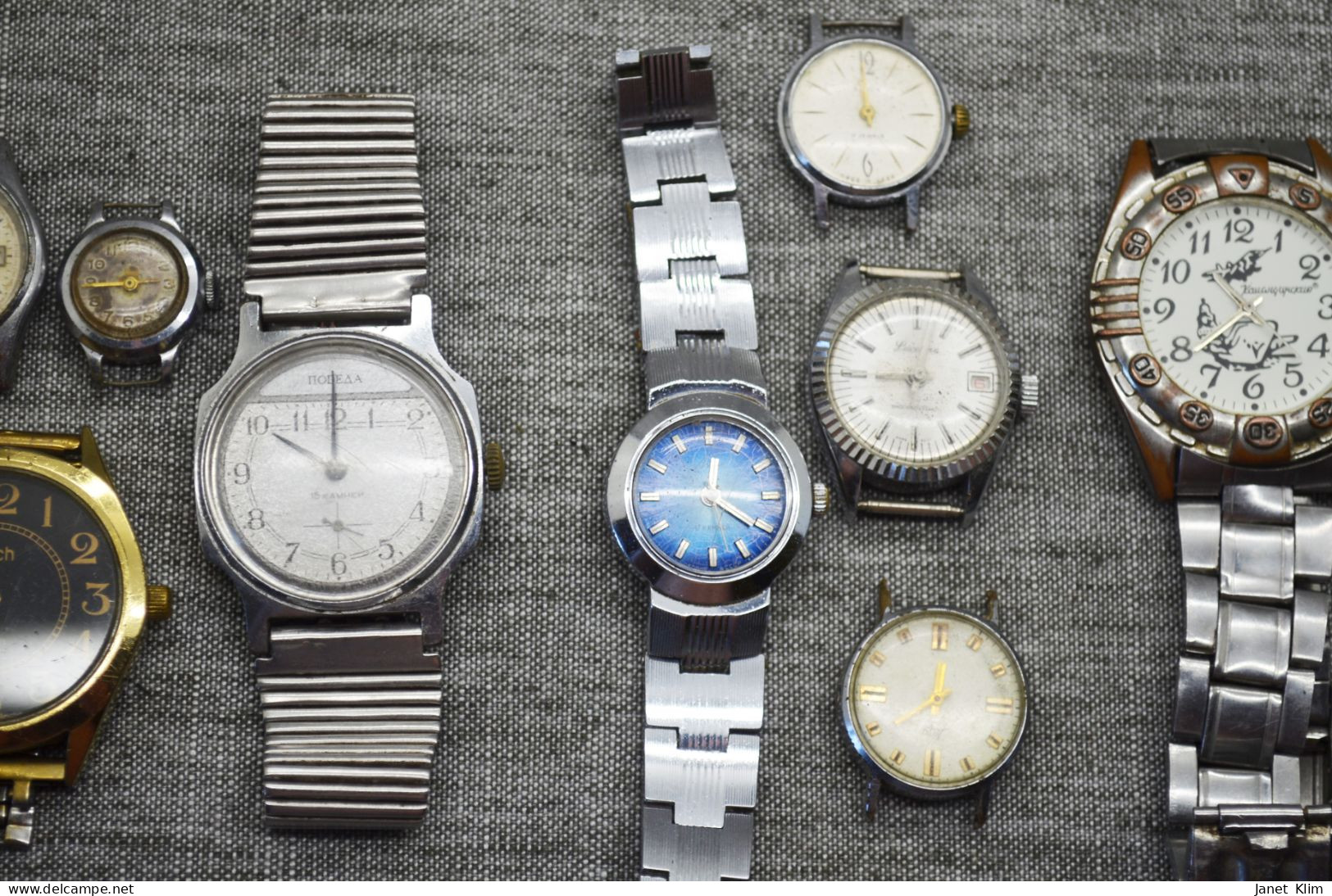 Set Of Ussr Vintage Watches - Clocks