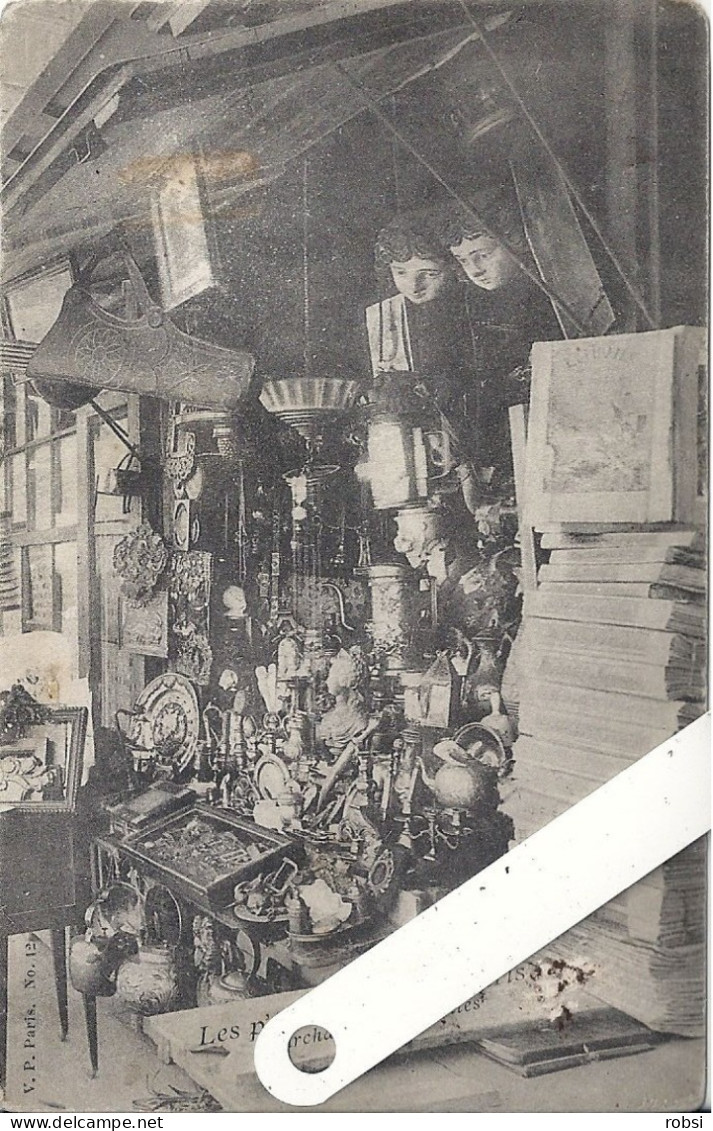 75 Paris, Les P'tits Métiers (Atget), V.P. N°12, Marchands D'antiquité, D5121 - Artigianato Di Parigi