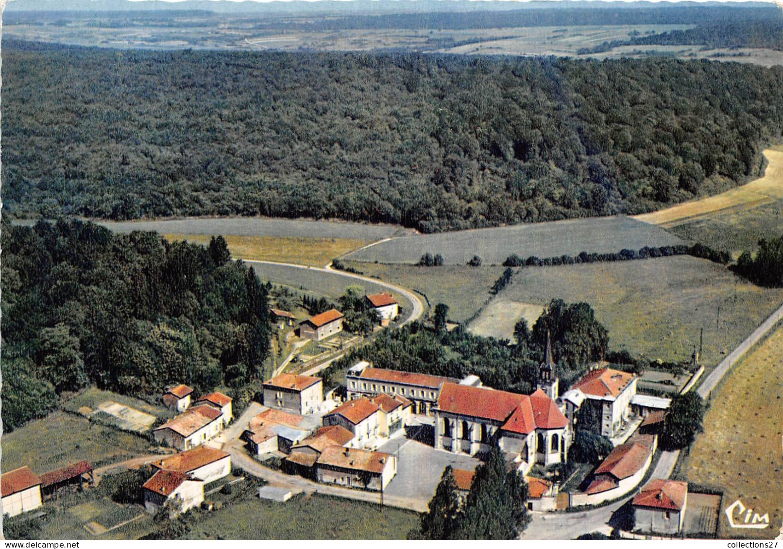 55-BENOITE-VAUX - PELERINAGE DE BENOITE-VAUX- PAR SOUILLY VUE GENERALE AERIENNE - Altri & Non Classificati