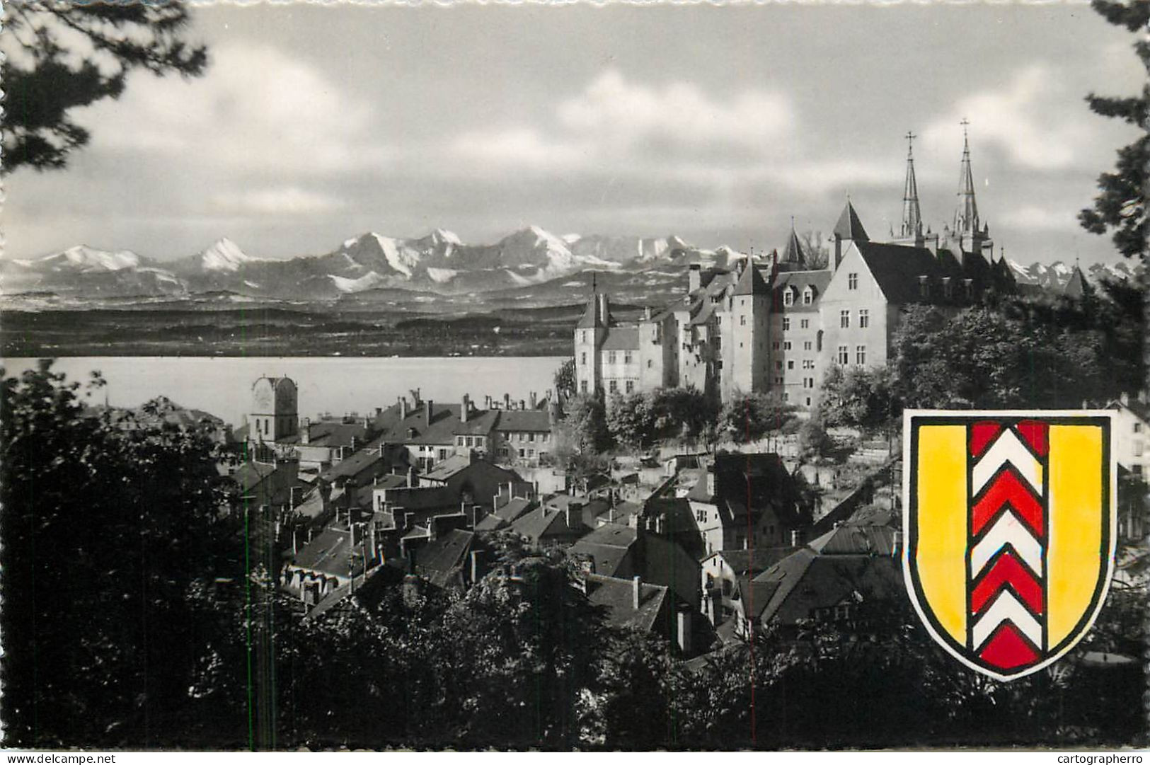 Postcard Switzerland Neuchâtel Coat Of Arms - Neuchâtel
