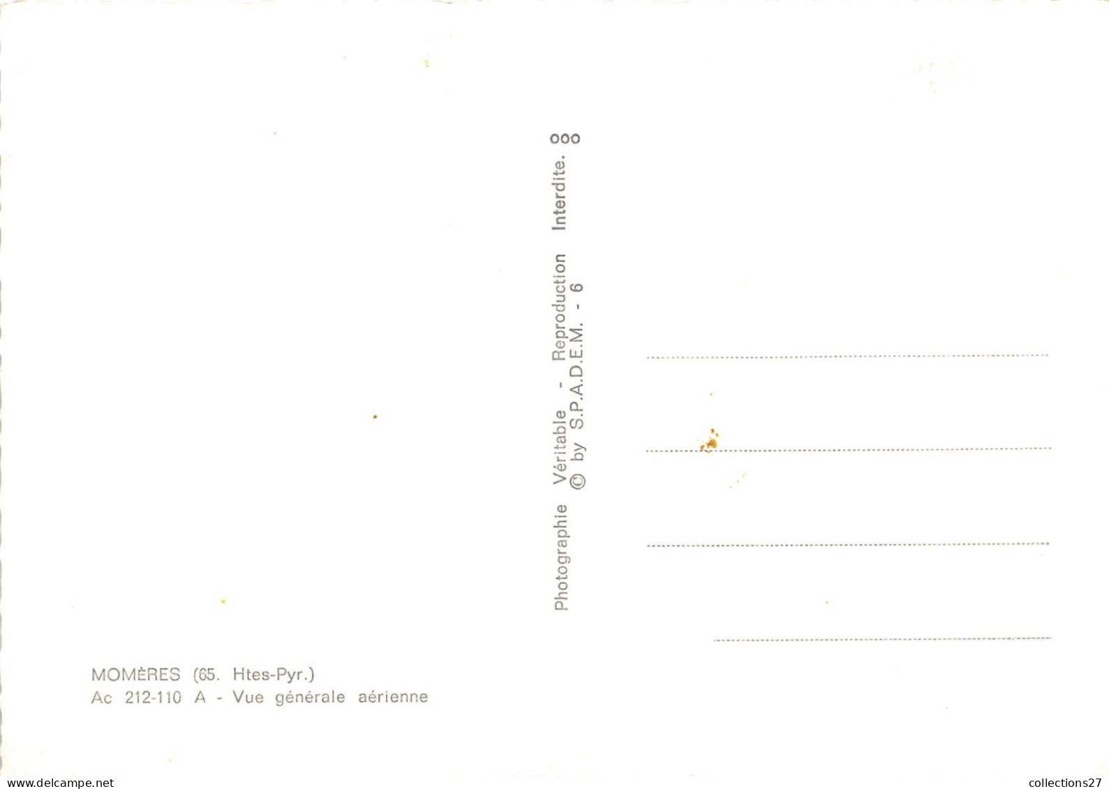 65-MOMERES- VUE GENERALE AERIENNE - Autres & Non Classés