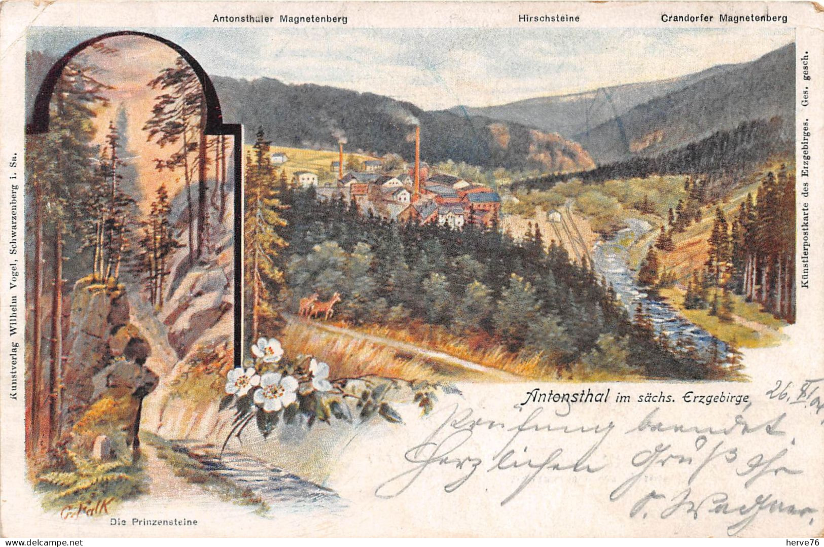 ALLEMAGNE - Antonsthal Im Sächs.  Erzgebirge - Litho - Schwarzenberg (Erzgeb.)