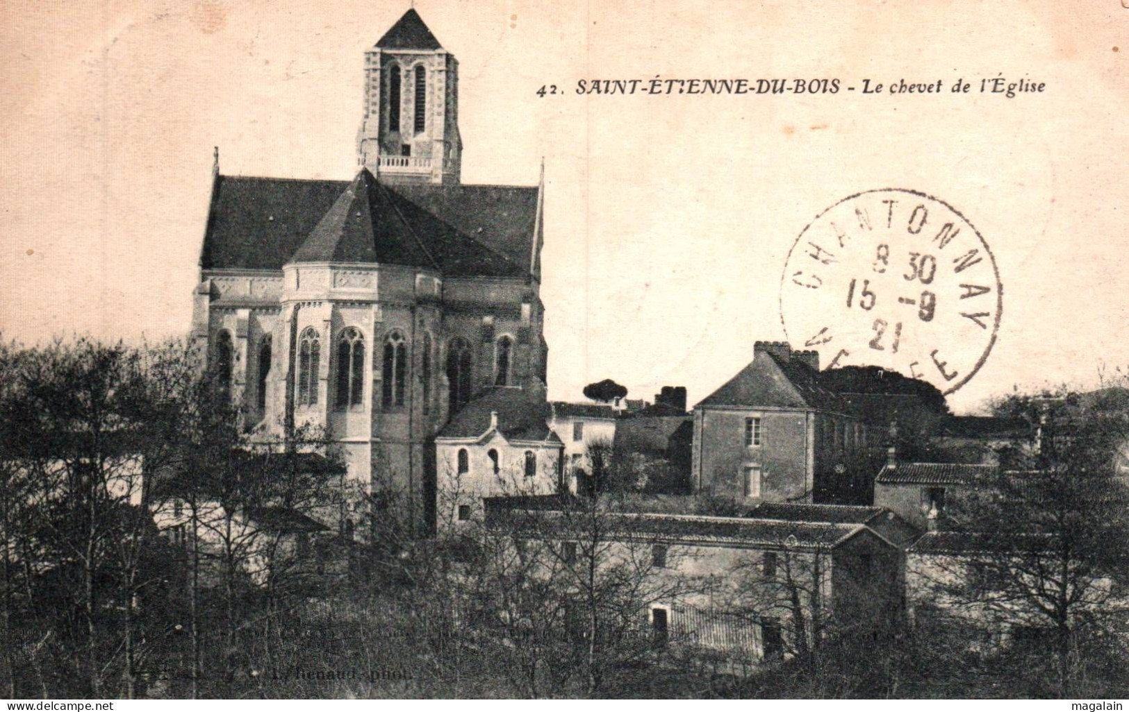 St Etienne Du Bois : Le Chevet De L'église - Autres & Non Classés