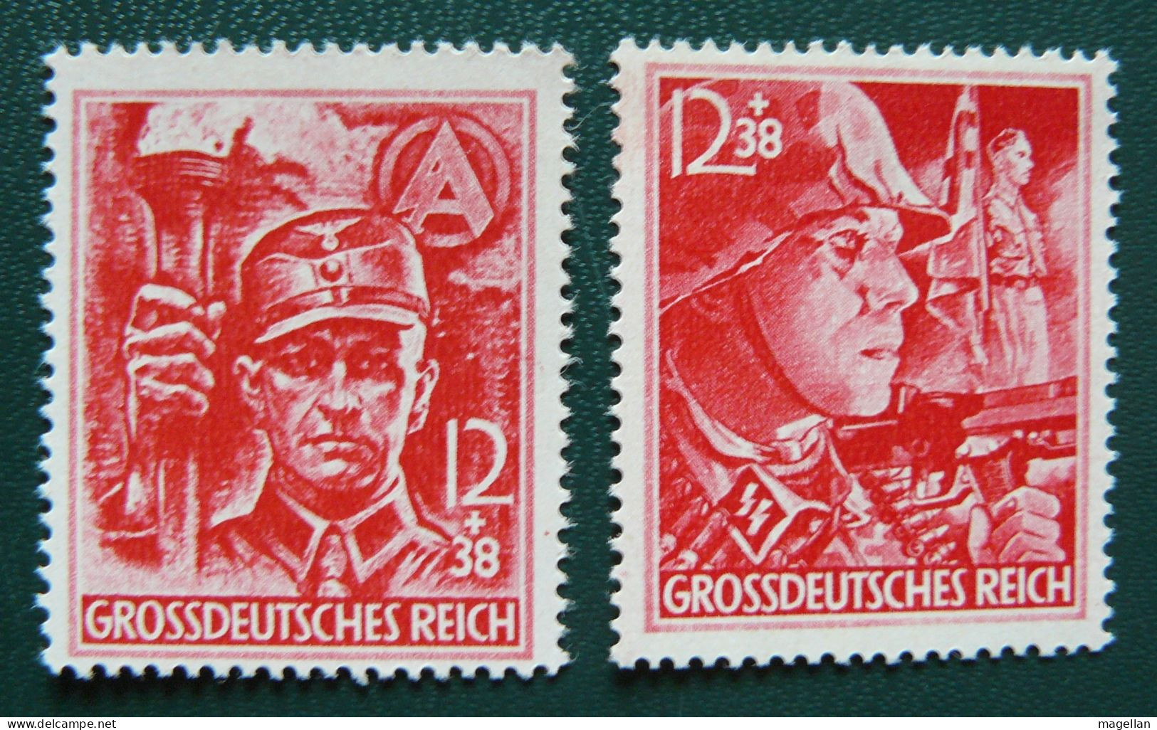 Allemagne - III Reich - Mi. 909/910 - Yv. 825/826 Neufs ** (MNH) - Unused Stamps
