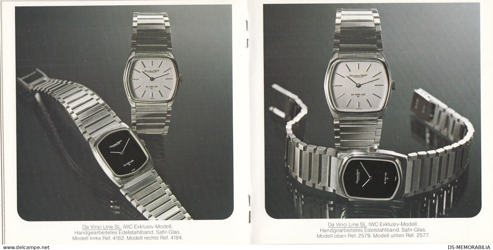 Vintage 1976 IWC Schaffhausen Catalogue & Price List Collection SL