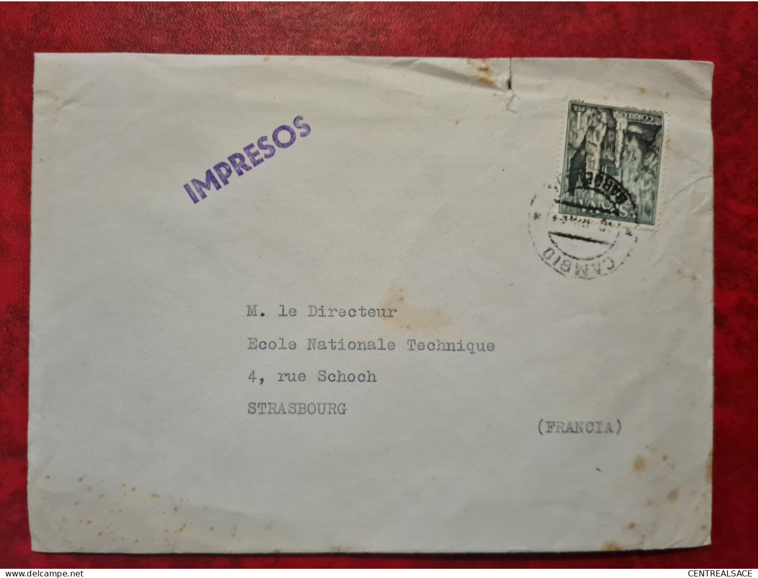 Lettre ESPAGNE BARCELONE BARCELONA  CURSO DE ESTUDIOS HISPANICOS UNIVERSIDAD - Other & Unclassified