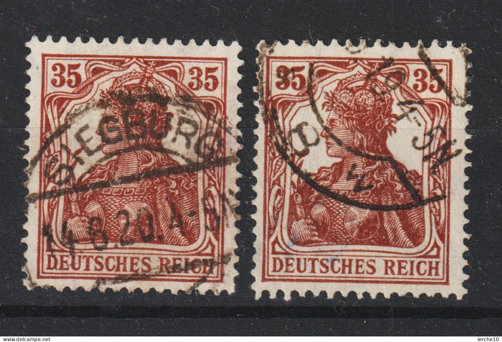 MiNr. 103 A/b Gestempelt, Beide Geprüft  (0346) - Used Stamps