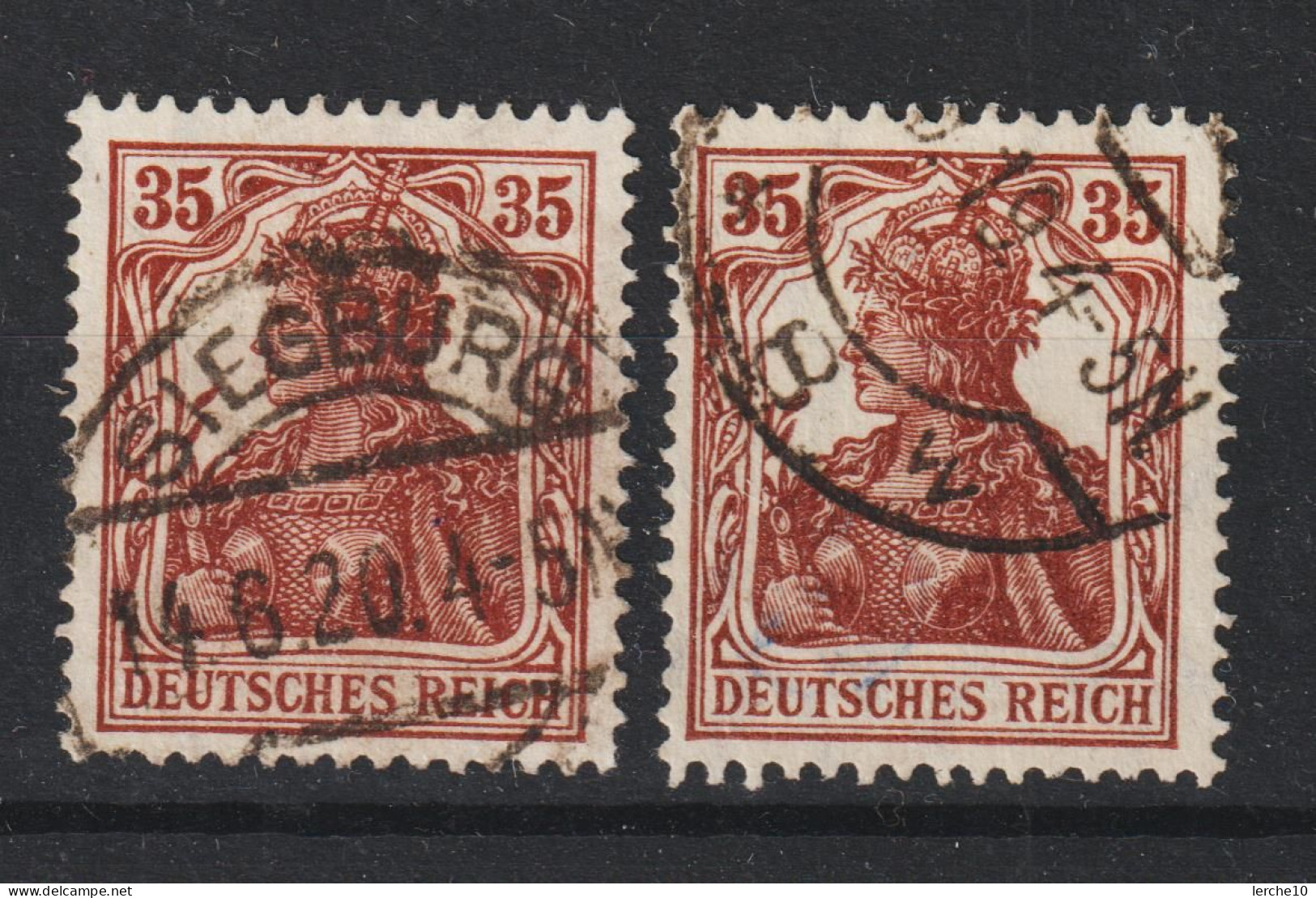 MiNr. 103 A/b Gestempelt, Beide Geprüft  (0346) - Usati