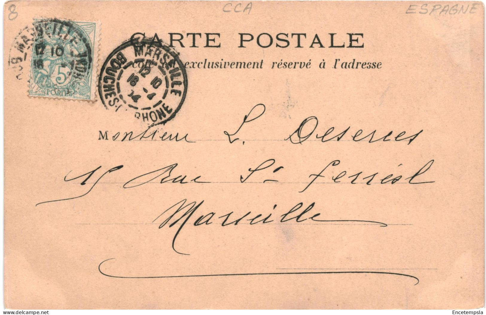 CPA Carte Postale Espagne Drapeau Espagnol 1904  VM80757 - Autres & Non Classés