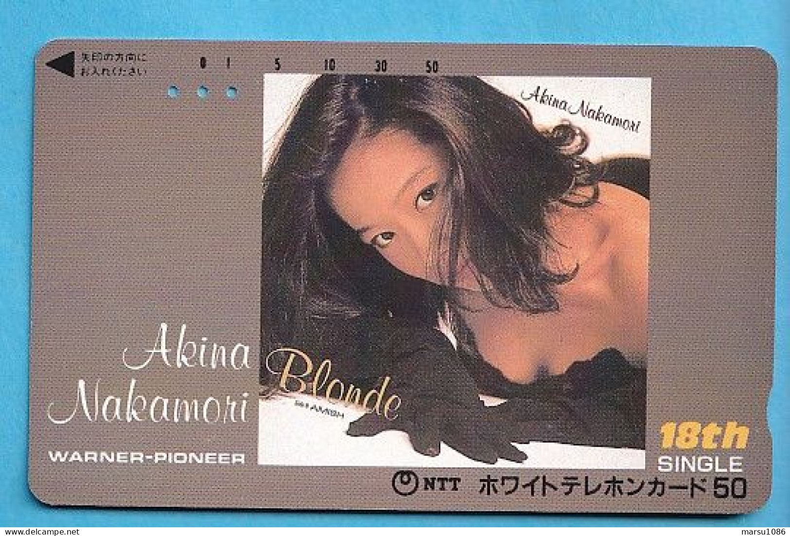 Japan Telefonkarte Japon Télécarte Phonecard -  Girl Frau Women Femme Akina Nakamori - Personen