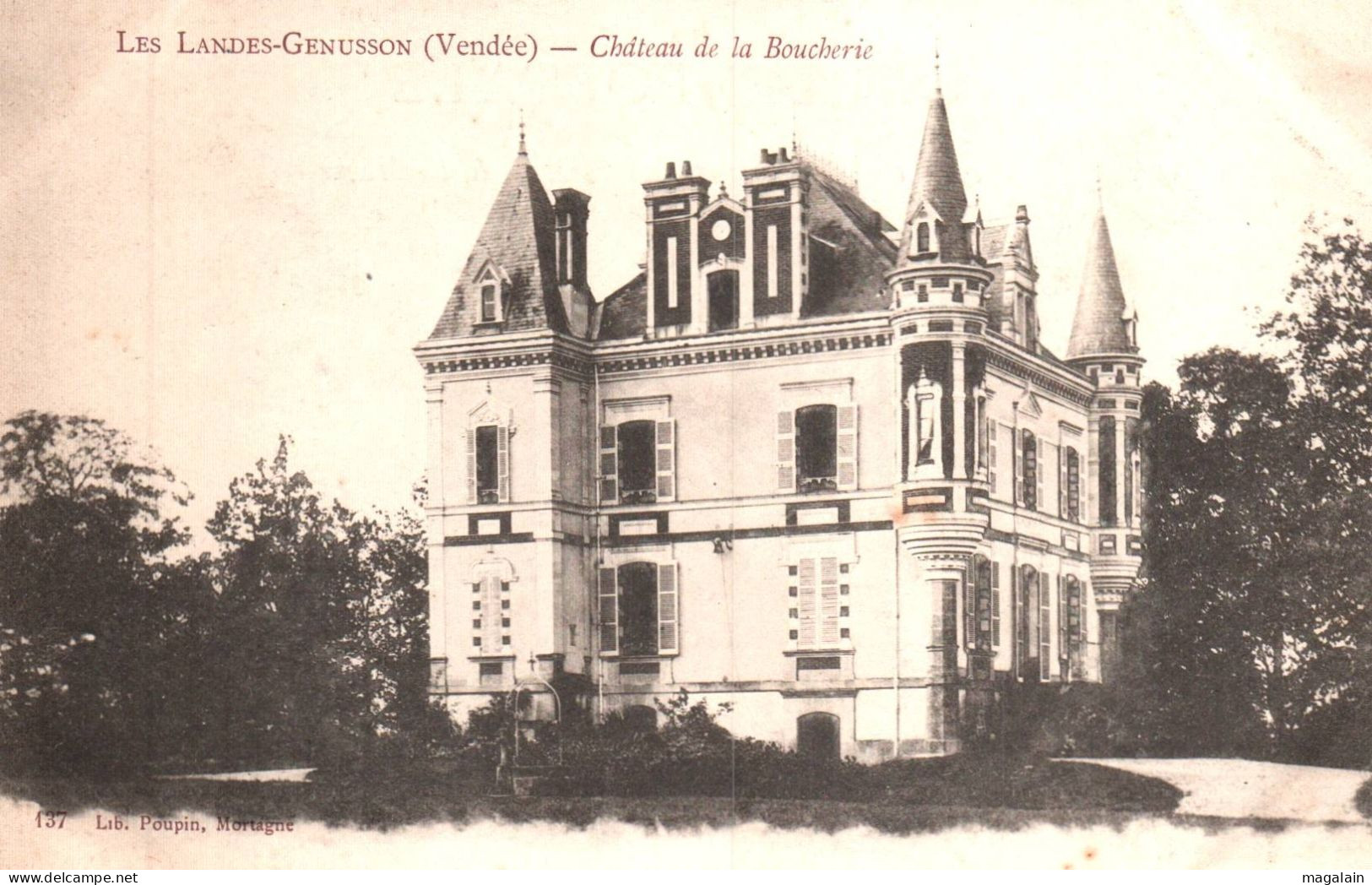 Les Landes Genusson : Château De La Boucherie - Altri & Non Classificati