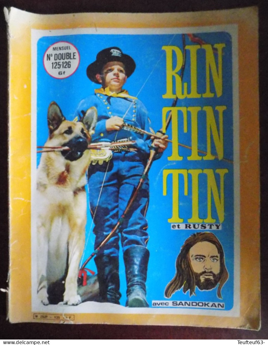 Rintintin Et Rusty N° 125/126 - Sandokan - Eclair Le Cheval Noir - - Rintintin