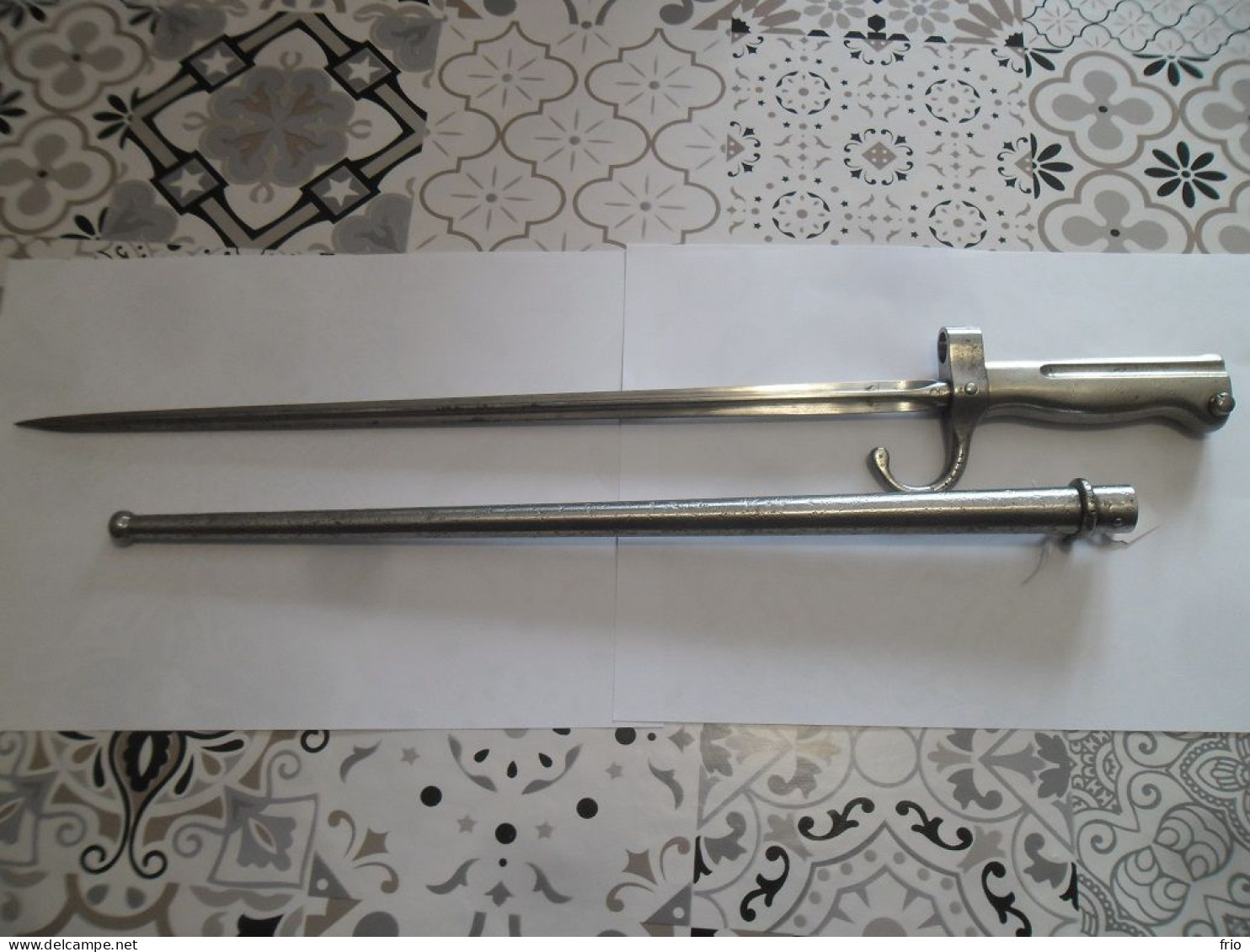 Epée-baïonnette Modèle 1902 Raccourcie Règlementairement En 1912 - Knives/Swords