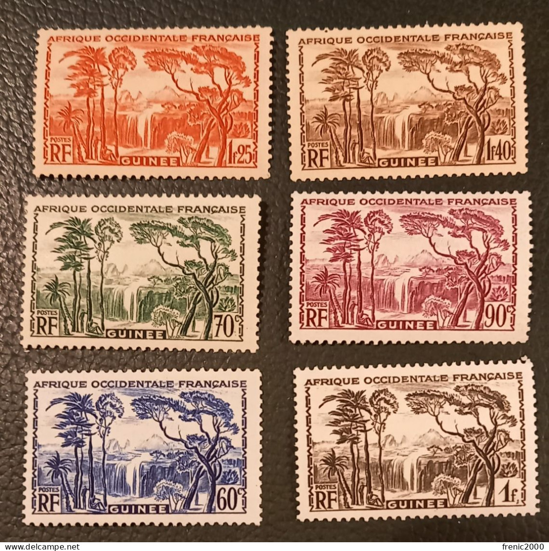 TC 011 - Lot Timbre Guinée160-165 * - Unused Stamps