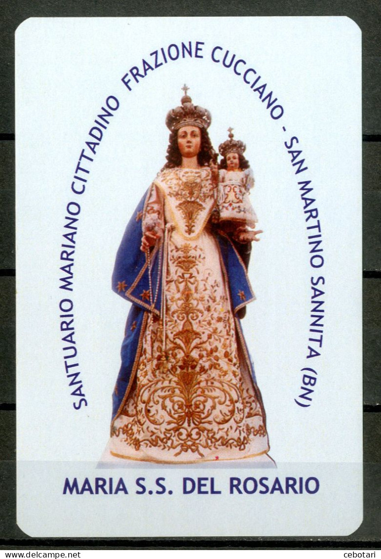 SANTINO - Maria S.S. Del Rosario - Santino Autoadesivo. - Devotion Images
