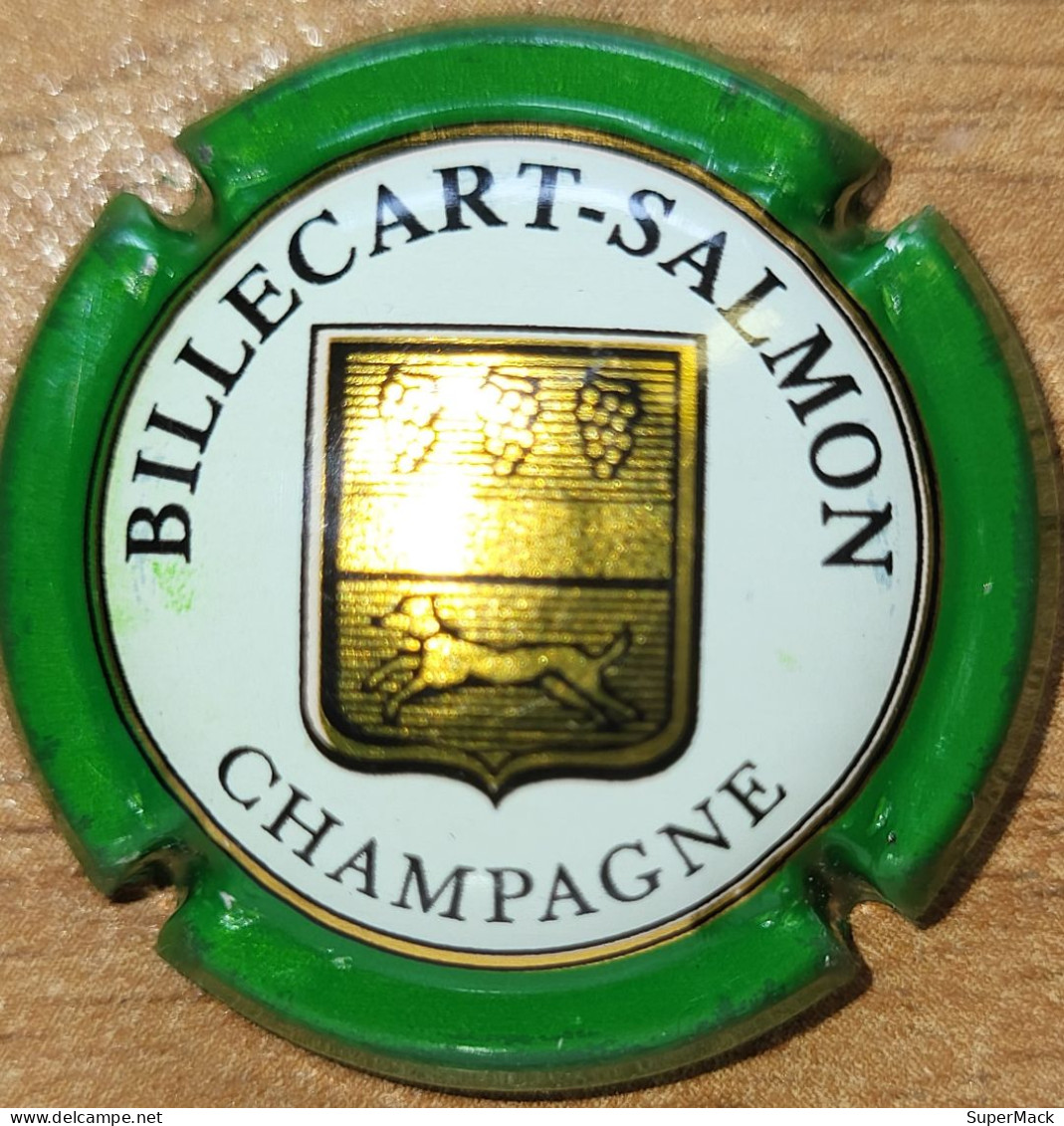 Capsule Champagne BILLECART-SALMON Série - Écusson, Vert & Or Jaune Nr 47 - Billecart Salmon