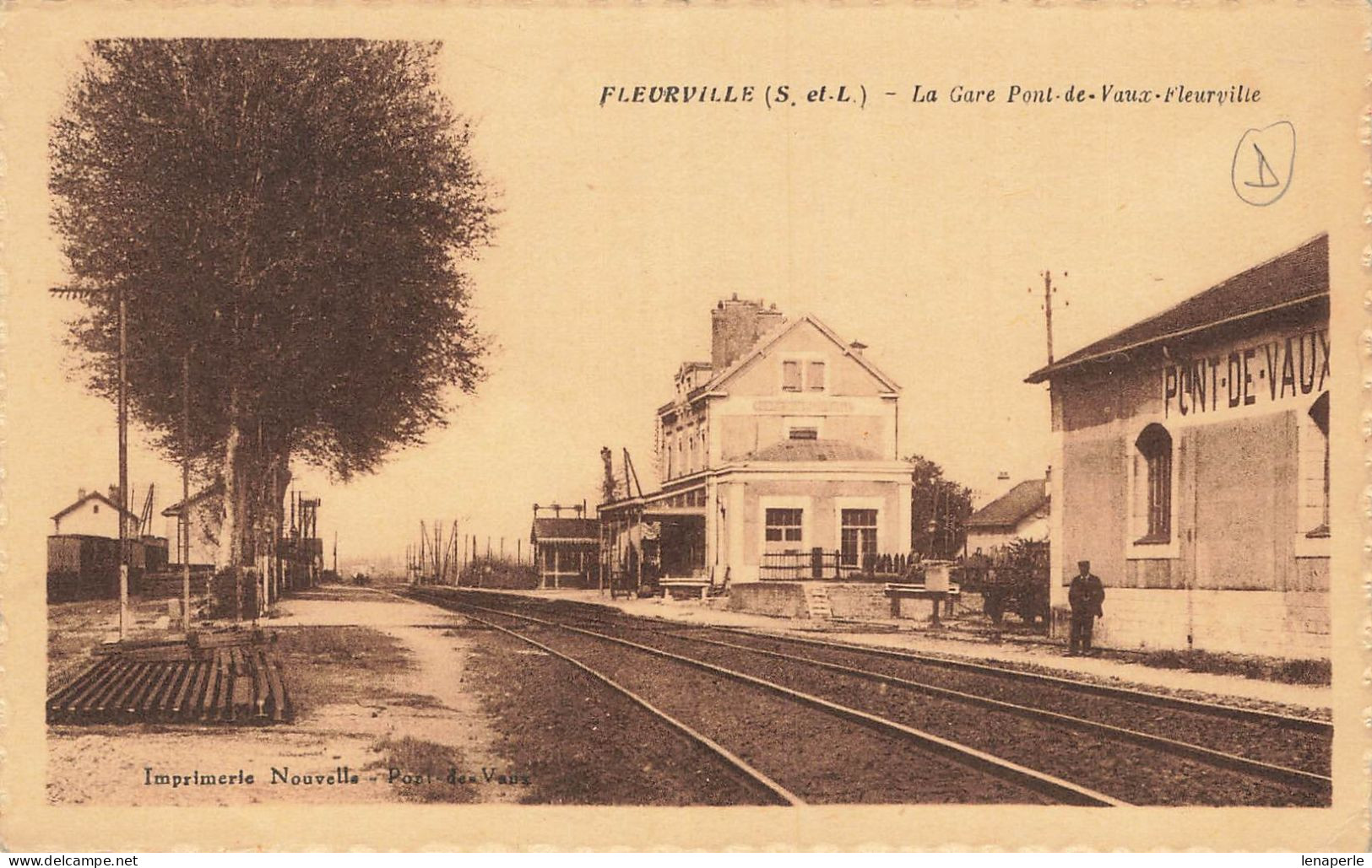 D9356 Fleurville La Gare Pont De Vaux - Otros & Sin Clasificación