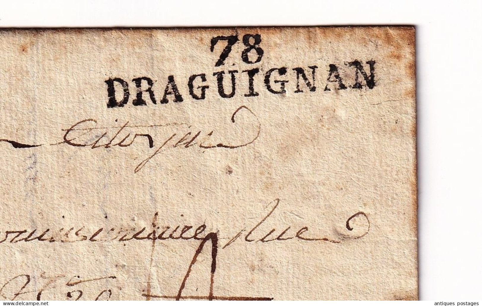 Lettre Directoire 27 Ventôse An VI Draguignan Var Pour Paris - 17 Mars 1798 - Huile Olive Oil - 1701-1800: Vorläufer XVIII