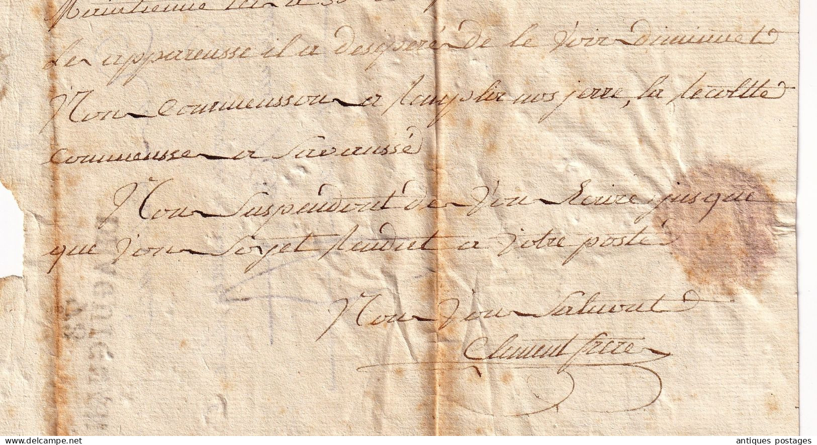 Lettre Directoire 27 Ventôse An VI Draguignan Var pour Paris - 17 Mars 1798 - Huile Olive Oil