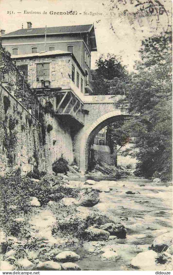 38 - Saint Egrève - Un Pont - CPA - Oblitération Ronde De 1908 - Voir Scans Recto-Verso - Autres & Non Classés
