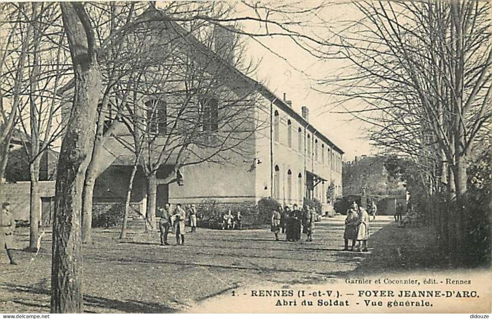 35 - Rennes - Foyer Jeanne D'Arc - Abri Du Soldat - Vue Générale - Animée - CPA - Voir Scans Recto-Verso - Rennes