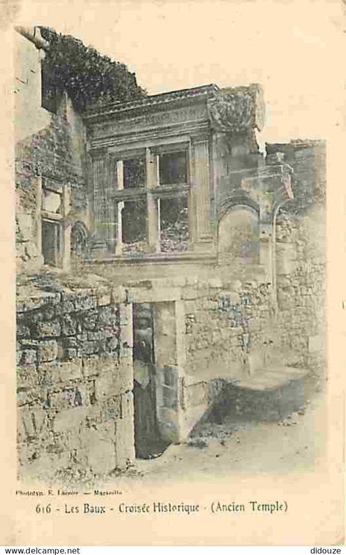 13 - Les Baux De Provence - Ancien Temple - CPA - Voir Scans Recto-Verso - Les-Baux-de-Provence