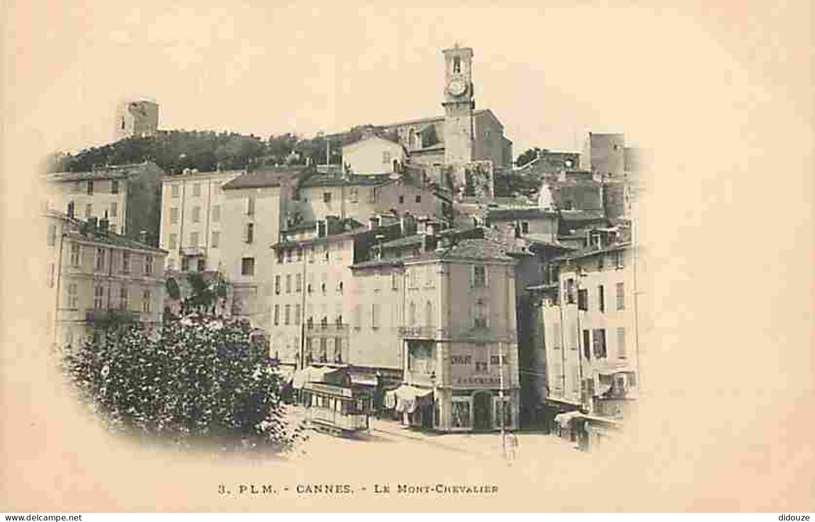 06 - Cannes - Le Mont Chevalier - Animée - Précurseur - CPA - Voir Scans Recto-Verso - Cannes