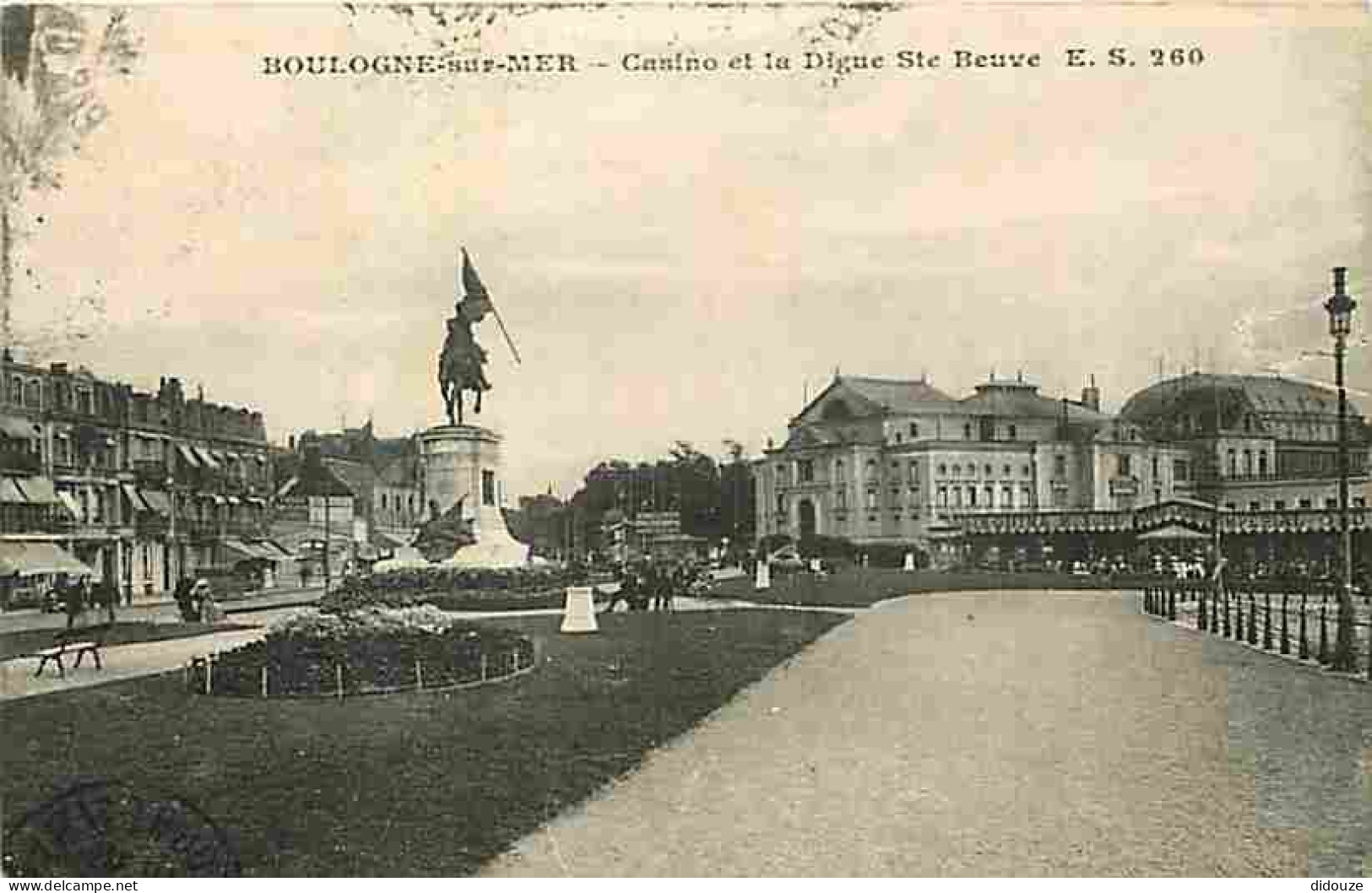 62 - Boulogne-sur-Mer - Casino Et La Digue Ste Beuve - Ecrite - CPA - Voir Scans Recto-Verso - Boulogne Sur Mer