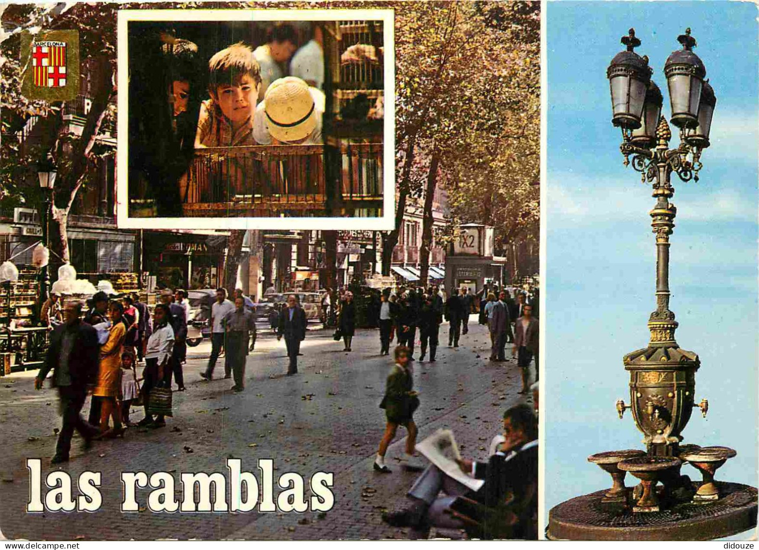 Espagne - Espana - Cataluna - Barcelona - Las Ramblas - Multivues - CPM - Voir Scans Recto-Verso - Barcelona