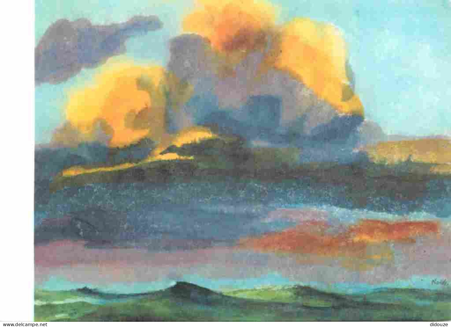 Art - Peinture - Emil Nolde - Ozean - Aquarelle - CPM - Carte Neuve - Voir Scans Recto-Verso - Peintures & Tableaux