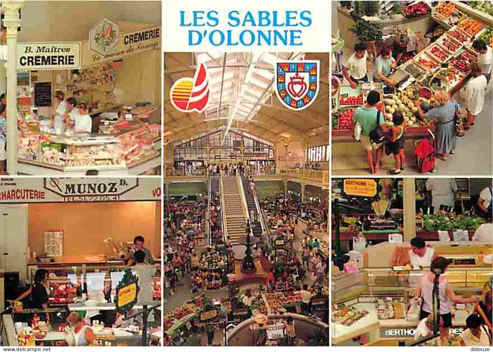 Marchés - Les Sables D'Olonne - Le Marché Des Halles - CPM - Voir Scans Recto-Verso - Mercati