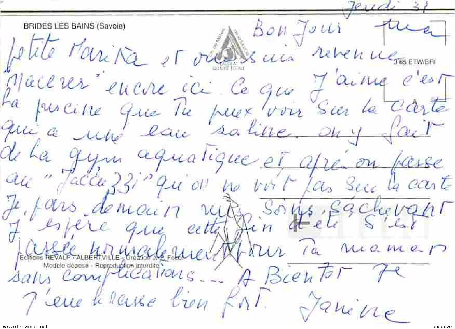 73 - Brides Les Bains - Multivues - CPM - Voir Scans Recto-Verso - Brides Les Bains