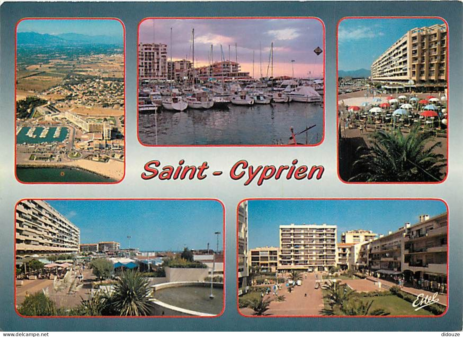 66 - Saint Cyprien - Multivues - Immeubles - Bateaux - CPM - Voir Scans Recto-Verso - Saint Cyprien