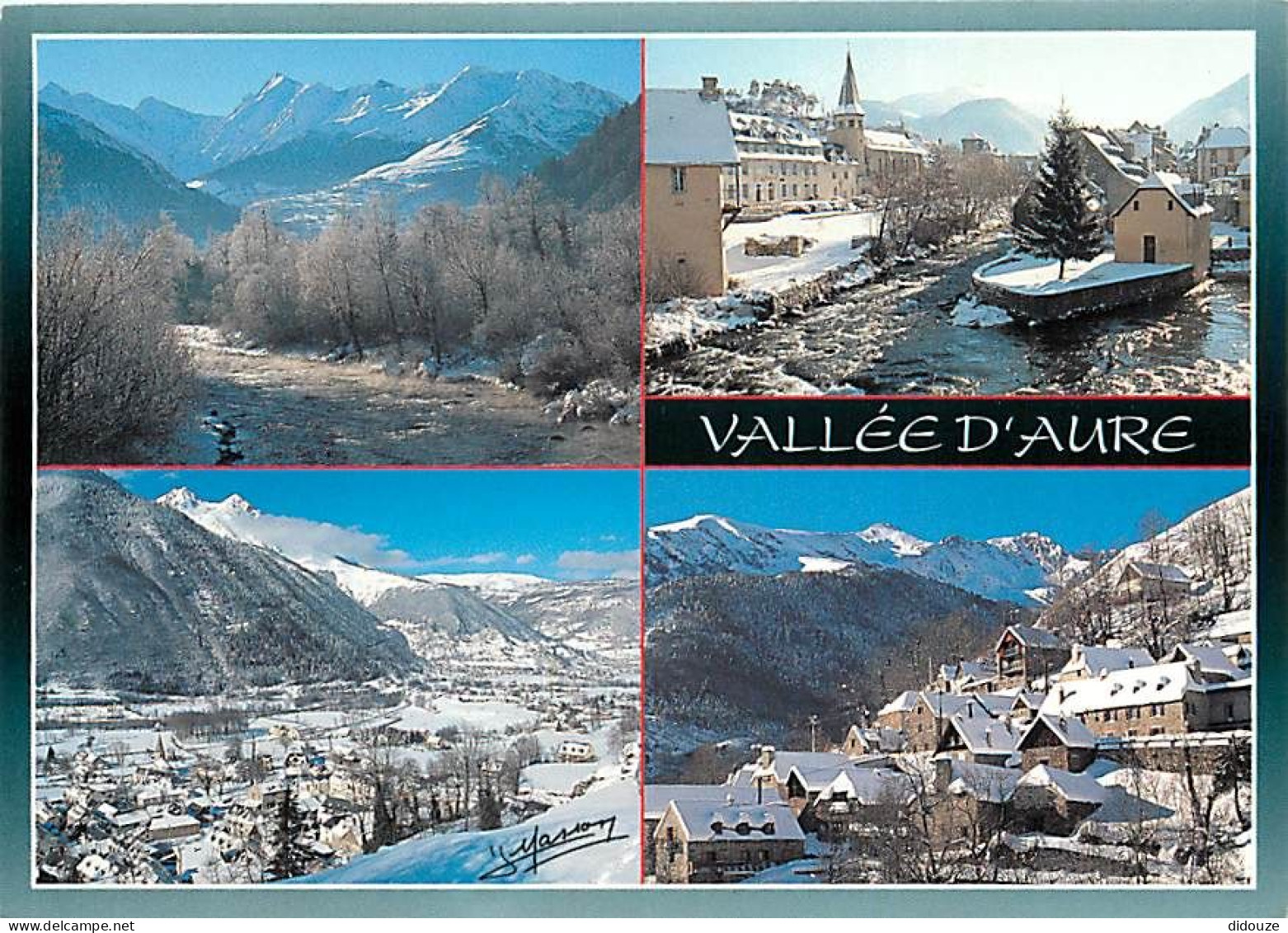 65 - Hautes Pyrénées - Vallée D'Aure - Multivues - Hiver - Neige - CPM - Voir Scans Recto-Verso - Sonstige & Ohne Zuordnung