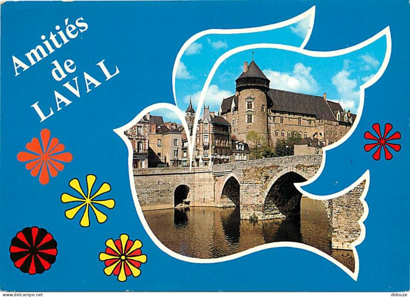 53 - Laval - Le Château Et Le Vieux Pont - CPM - Voir Scans Recto-Verso - Laval